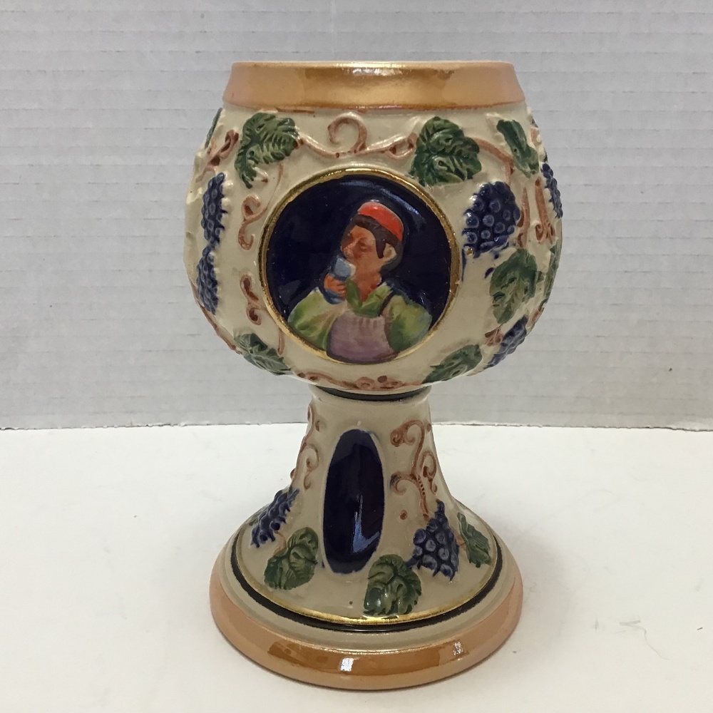 Ceramic HEIDELBERG Alte Bruce mit Schloss German made Wine Goblet